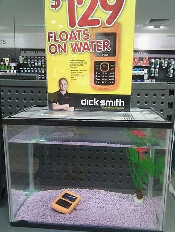 Ifloat jediný mobil ktorý pláva